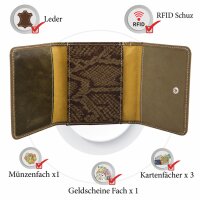Sunsa Creations "Lilly"  leather wallet purse colorful small woman billfold
