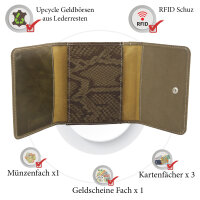 Sunsa Creations "Lilly" echt Leder Damen Geldbörse Portemonnaie Brieftasche klein Geldbeutel