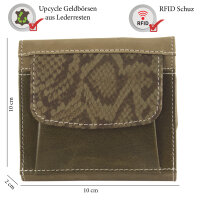 Sunsa Creations "Lilly" echt Leder Damen Geldbörse Portemonnaie Brieftasche klein Geldbeutel