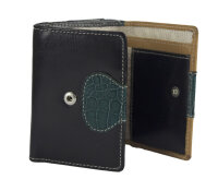 Sunsa Creations "Elsa"  leather wallet purse colorful small woman billfold