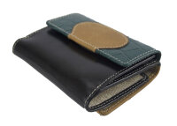 Sunsa Creations "Elsa"  leather wallet purse colorful small woman billfold