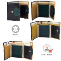 Sunsa Creations "Elsa"  leather wallet purse colorful small woman billfold