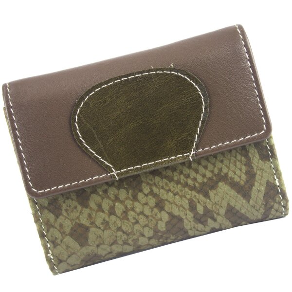 Sunsa Creations "Elsa"  leather wallet purse colorful small woman billfold