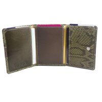 Sunsa Creations "Elsa"  leather wallet purse colorful small woman billfold