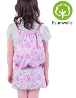 Zugbeutel für Kinder, Turnbeutel für Mädchen, klein Kinderrucksack aus Baumwolle