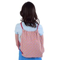 Zugbeutel für Kinder, Turnbeutel für Mädchen, klein Kinderrucksack aus Baumwolle
