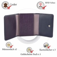 Sunsa Creations "Lilly"  leather wallet purse colorful small woman billfold