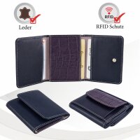 Sunsa Creations "Lilly"  leather wallet purse colorful small woman billfold