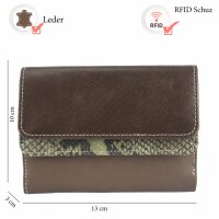 Sunsa Leder Geldbörse Große Portemonnaie Brieftasche aus Leder