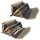 Sunsa Creations leather wallet purse wallet L