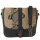 Sunsa Leder Messenger Damentasche Ledertasche schwarze Umhängetasche Crossbody