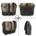 Sunsa Leder Messenger Damentasche Ledertasche schwarze Umhängetasche Crossbody