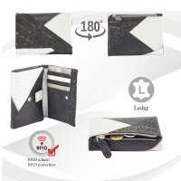 Sunsa Creations "Tina" Leder Geldbörse Portemonnaie Brieftasche