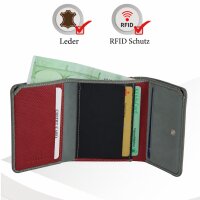 Sunsa Creations "Lilly"  leather wallet purse colorful small woman billfold