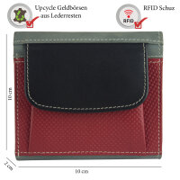 Sunsa Creations "Lilly" echt Leder Damen Geldbörse Portemonnaie Brieftasche klein Geldbeutel