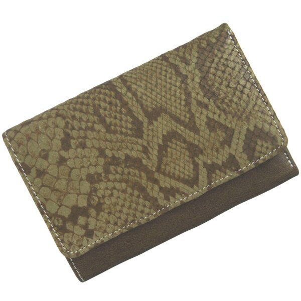 Sunsa Creations "Eva"  leather wallet purse colorful big woman billfold