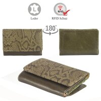 Sunsa Creations "Eva"  leather wallet purse colorful big woman billfold