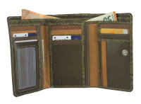 Sunsa Creations "Eva" echt Leder Damen Geldbörse Portemonnaie Brieftasche großer Geldbeutel