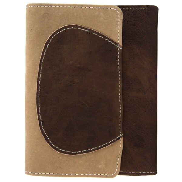 Sunsa Creations "Gabi" echt Leder Damen Geldbörse Portemonnaie Brieftasche großer Geldbeutel