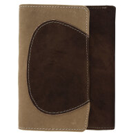 Sunsa Creations "Gabi" echt Leder Damen Geldbörse Portemonnaie Brieftasche großer Geldbeutel