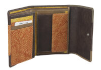 Sunsa Creations "Gabi" echt Leder Damen Geldbörse Portemonnaie Brieftasche großer Geldbeutel