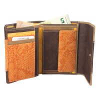 Sunsa Creations "Gabi" echt Leder Damen Geldbörse Portemonnaie Brieftasche großer Geldbeutel