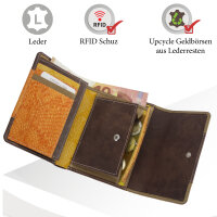 Sunsa Creations "Gabi" echt Leder Damen Geldbörse Portemonnaie Brieftasche großer Geldbeutel