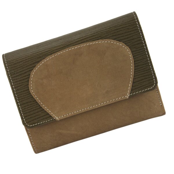 Sunsa Creations "Gabi"  leather wallet purse colorful big woman billfold