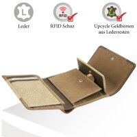 Sunsa Creations "Gabi" echt Leder Damen Geldbörse Portemonnaie Brieftasche großer Geldbeutel