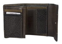 Sunsa Creations "Gabi" echt Leder Damen Geldbörse Portemonnaie Brieftasche großer Geldbeutel