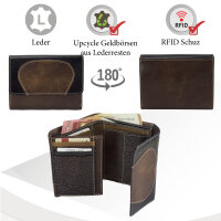 Sunsa Creations "Gabi" echt Leder Damen Geldbörse Portemonnaie Brieftasche großer Geldbeutel