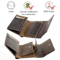 Sunsa Creations "Gabi" echt Leder Damen Geldbörse Portemonnaie Brieftasche großer Geldbeutel