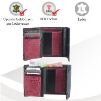 Sunsa Creations "Gabi" echt Leder Damen Geldbörse Portemonnaie Brieftasche großer Geldbeutel