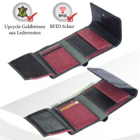 Sunsa Creations "Gabi" echt Leder Damen Geldbörse Portemonnaie Brieftasche großer Geldbeutel