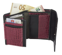 Sunsa Creations "Gabi" echt Leder Damen Geldbörse Portemonnaie Brieftasche großer Geldbeutel