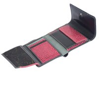 Sunsa Creations "Gabi"  leather wallet purse colorful big woman billfold
