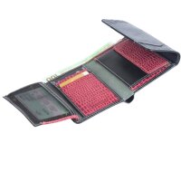 Sunsa Creations "Gabi"  leather wallet purse colorful big woman billfold