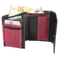 Sunsa Creations "Gabi" echt Leder Damen Geldbörse Portemonnaie Brieftasche großer Geldbeutel