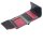 Sunsa Creations "Gabi"  leather wallet purse colorful big woman billfold