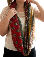 Sunsa Sommer Loop-Schal aus Baumwolle