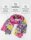 Summer cotton scarf, clematis flowers