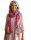 Summer cotton scarf, clematis flowers