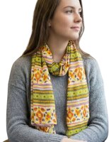 Summer cotton scarf mix Borders