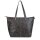 Sunsa Tasche Schultertasche Crinkel Effekt Handtasche Leder braun