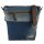 Sunsa Damentasche aus Upcycling Jeans. Umhängetasche mit Vintage Druckmotive