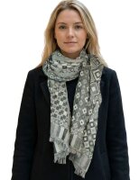 Sunsa Winterschal, Große Stola Halstuch/ Schal aus Baumwolle/Viskose