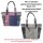 Sunsa Canvas Bag Handbag Shopper Jeans Bag Shoulder bag Weekender blue