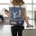 Domelo Trachten Rucksack/ Umhängetasche für Mädchen. Backpack aus Upcycling Jeans/Canvas Reh-Motiv