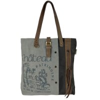 Sunsa Vintage Tasche Schultertasche Shopper aus Canvas...