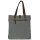 Sunsa Vintage Shoulder Bag Shopper of canvas with leather big handbag weekender